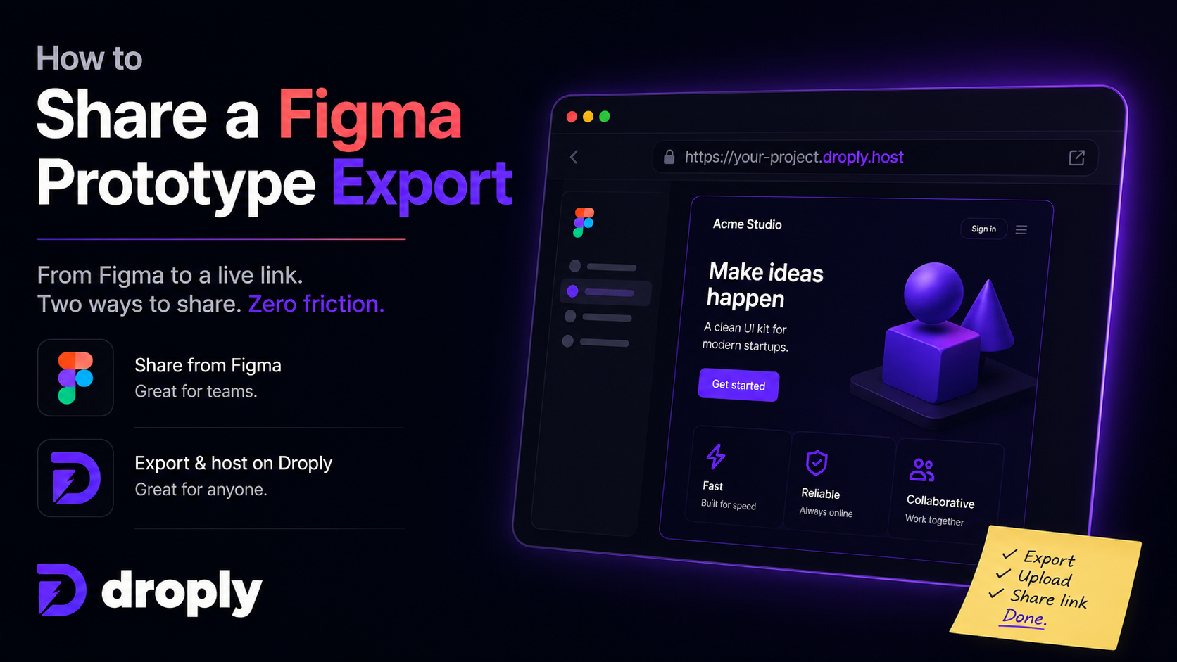 Cover image for How to Share a Figma Prototype Export