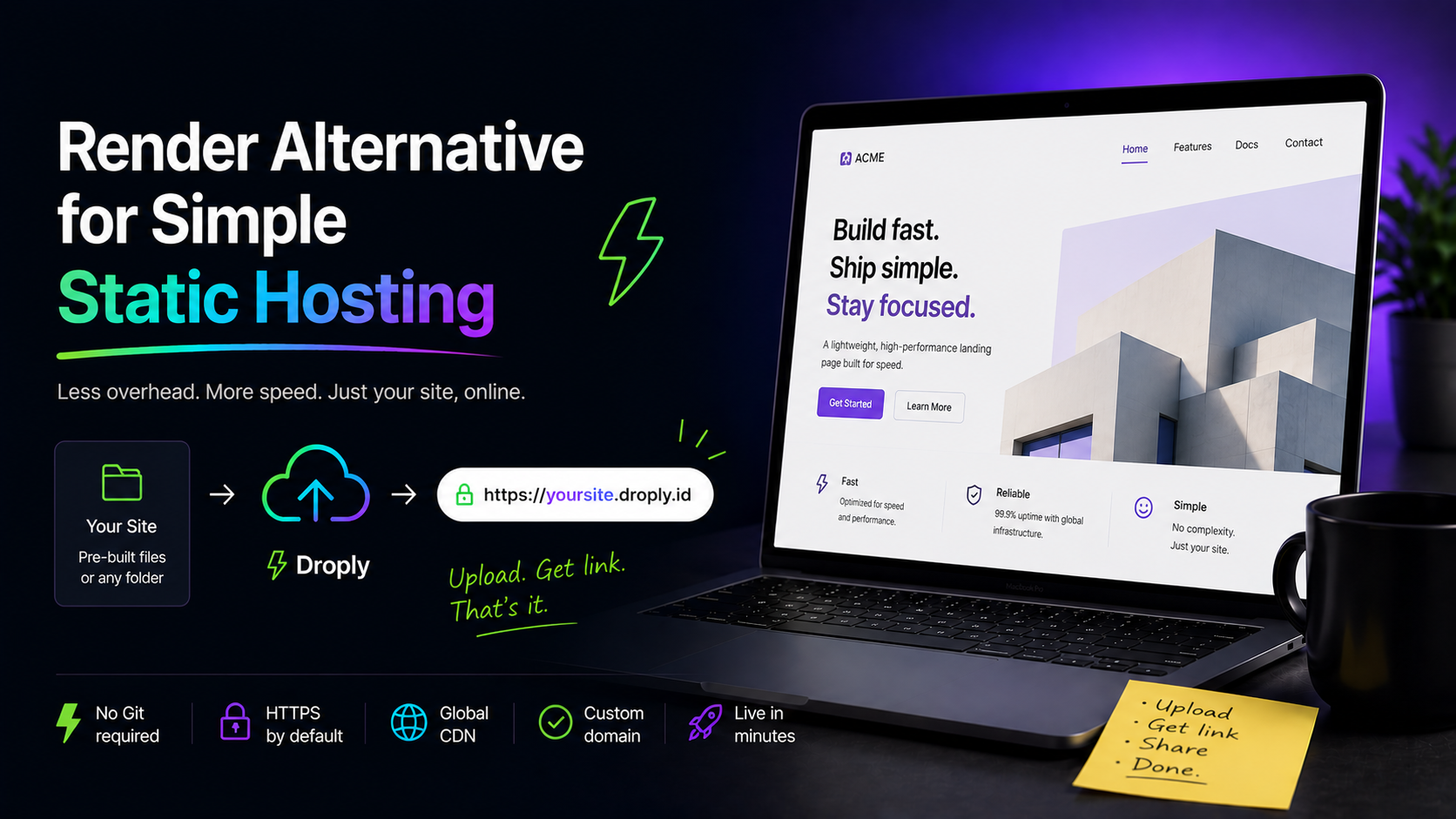 Cover image for Render Alternative for Simple Static Hosting