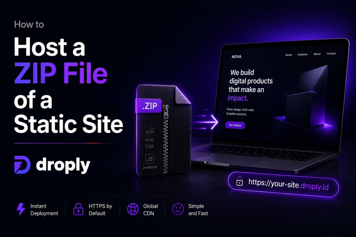 Cover image for How to Host a ZIP File of a Static Site