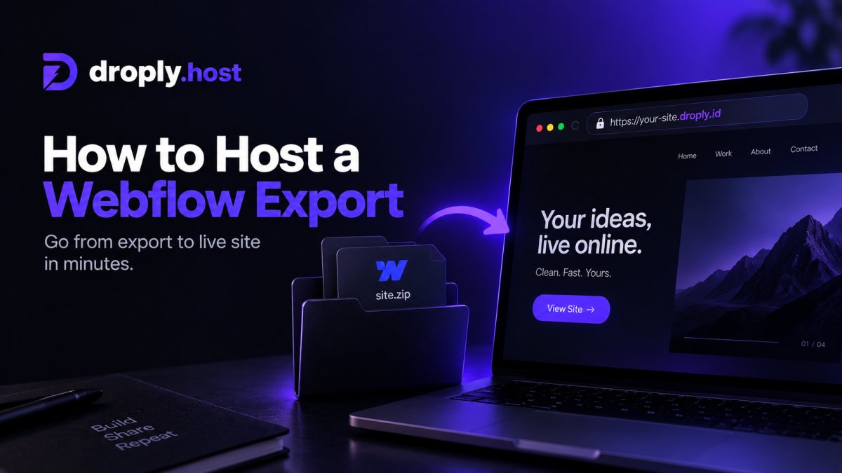 Cover image for How to Host a Webflow Export Without Webflow Hosting